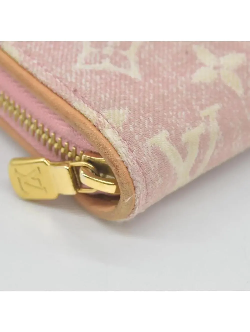 $1060 Louis Vuitton Denim Monogram Jacquard Zippy Wallet - Picture 9 of 15